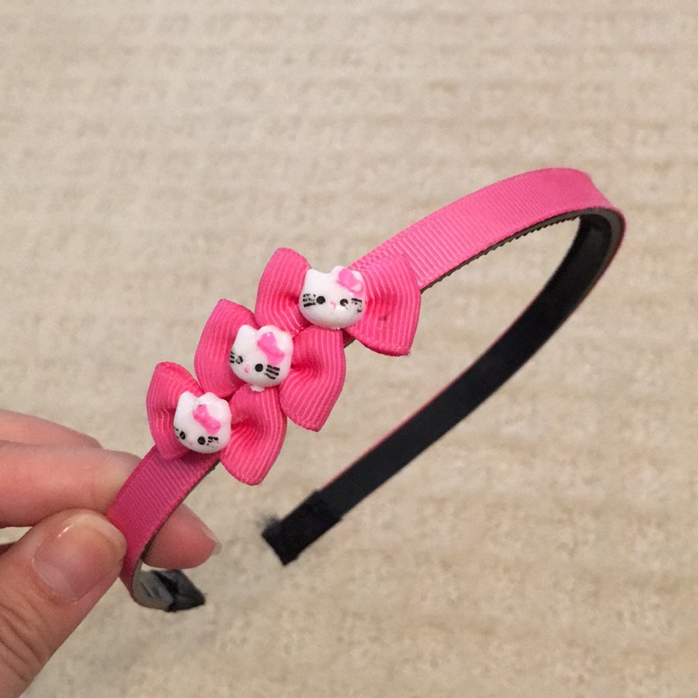 Hello kitty pink headband